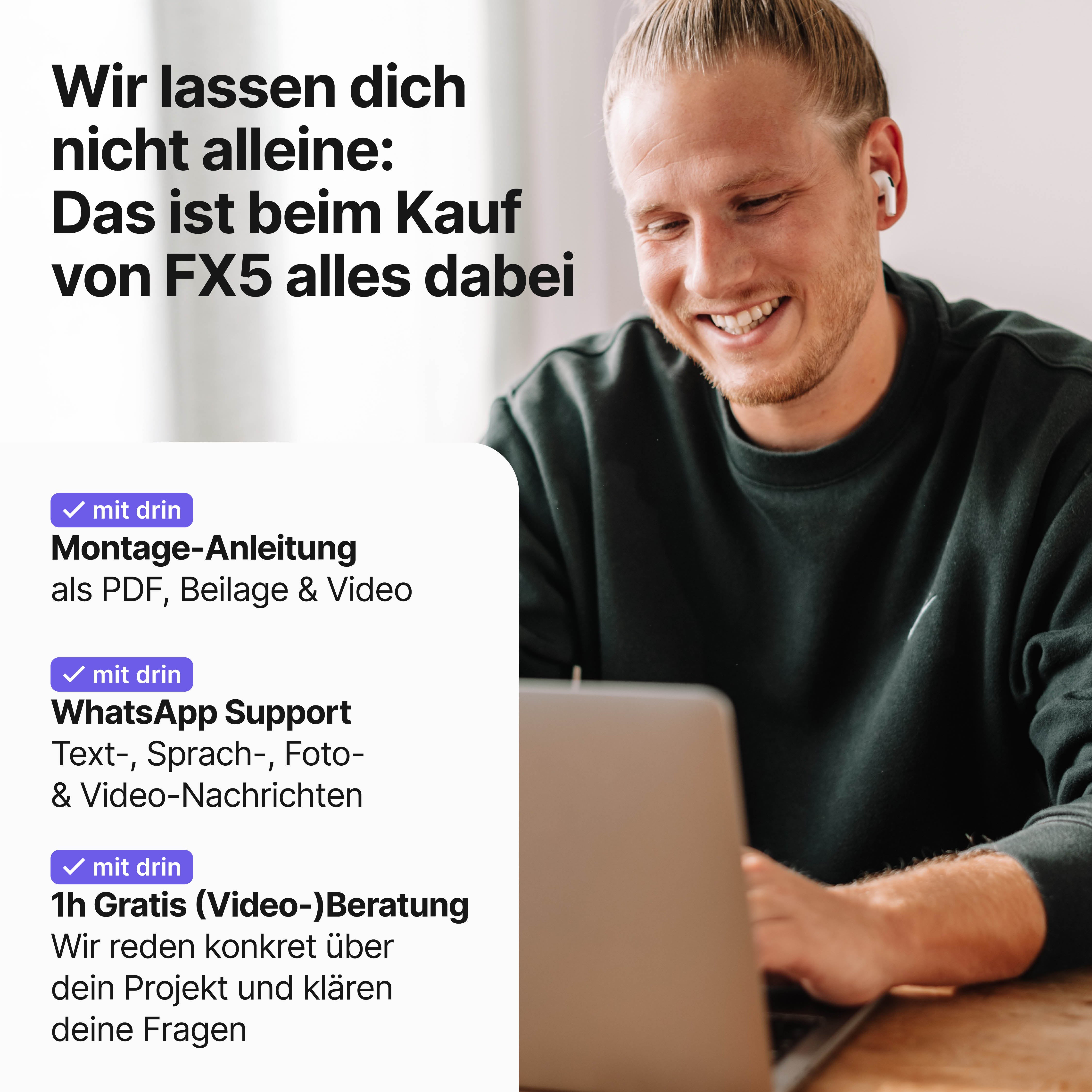 FX5: Untersparrendämmung inkl. Dampfbremse