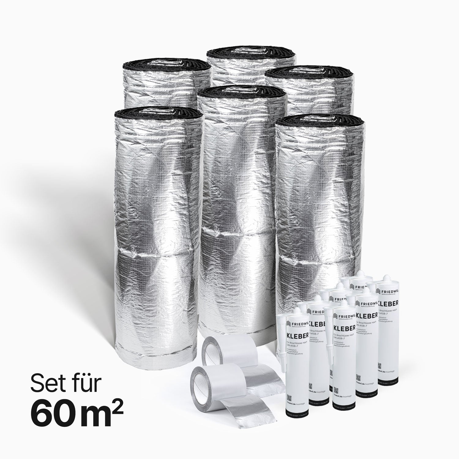 FX5 Flächenset 60 m² – Reflexionsdämmung inklusive Zubehör
