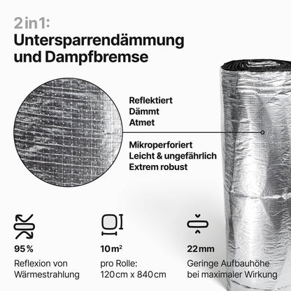 FX5: Untersparrendämmung inkl. Dampfbremse