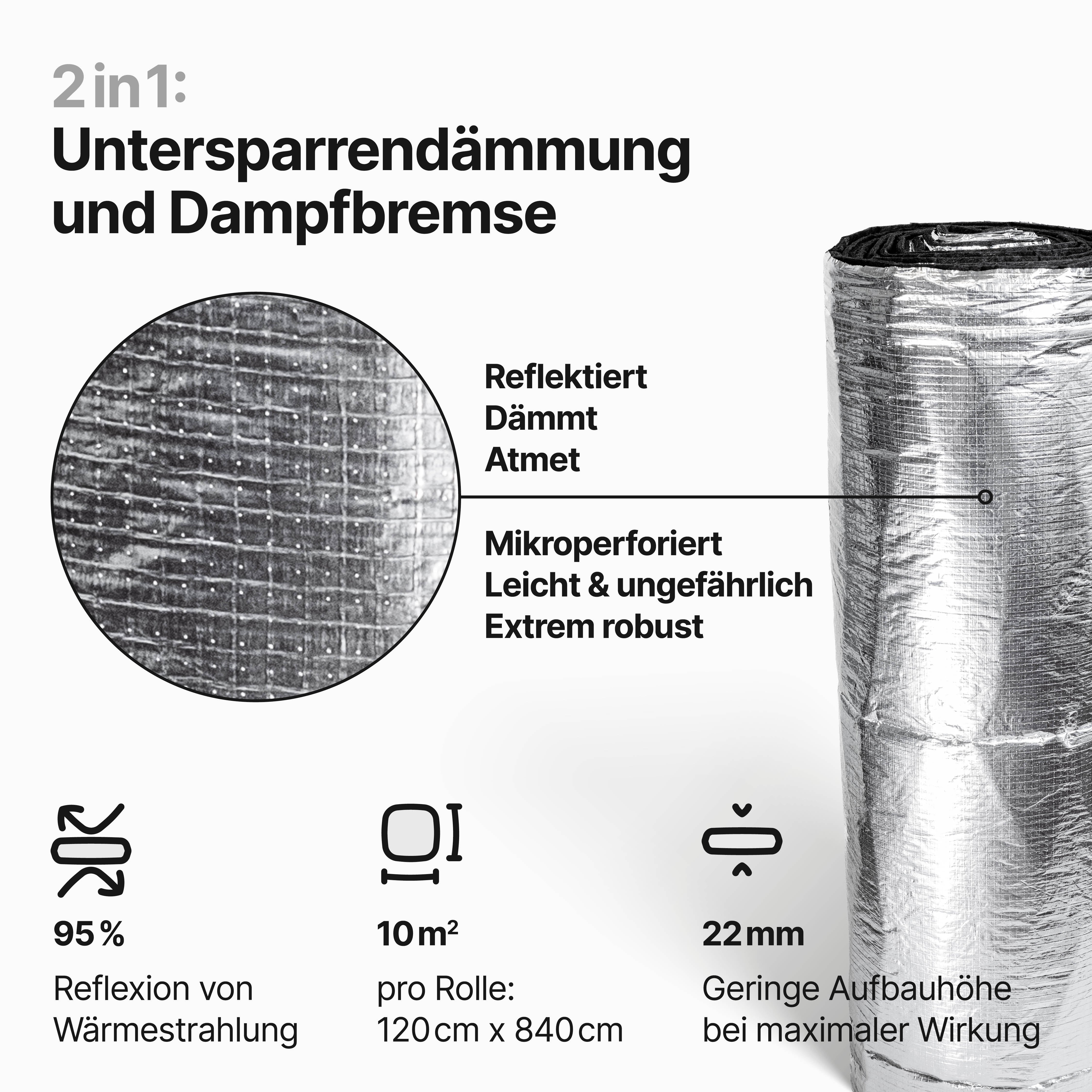 FX5: Untersparrendämmung inkl. Dampfbremse