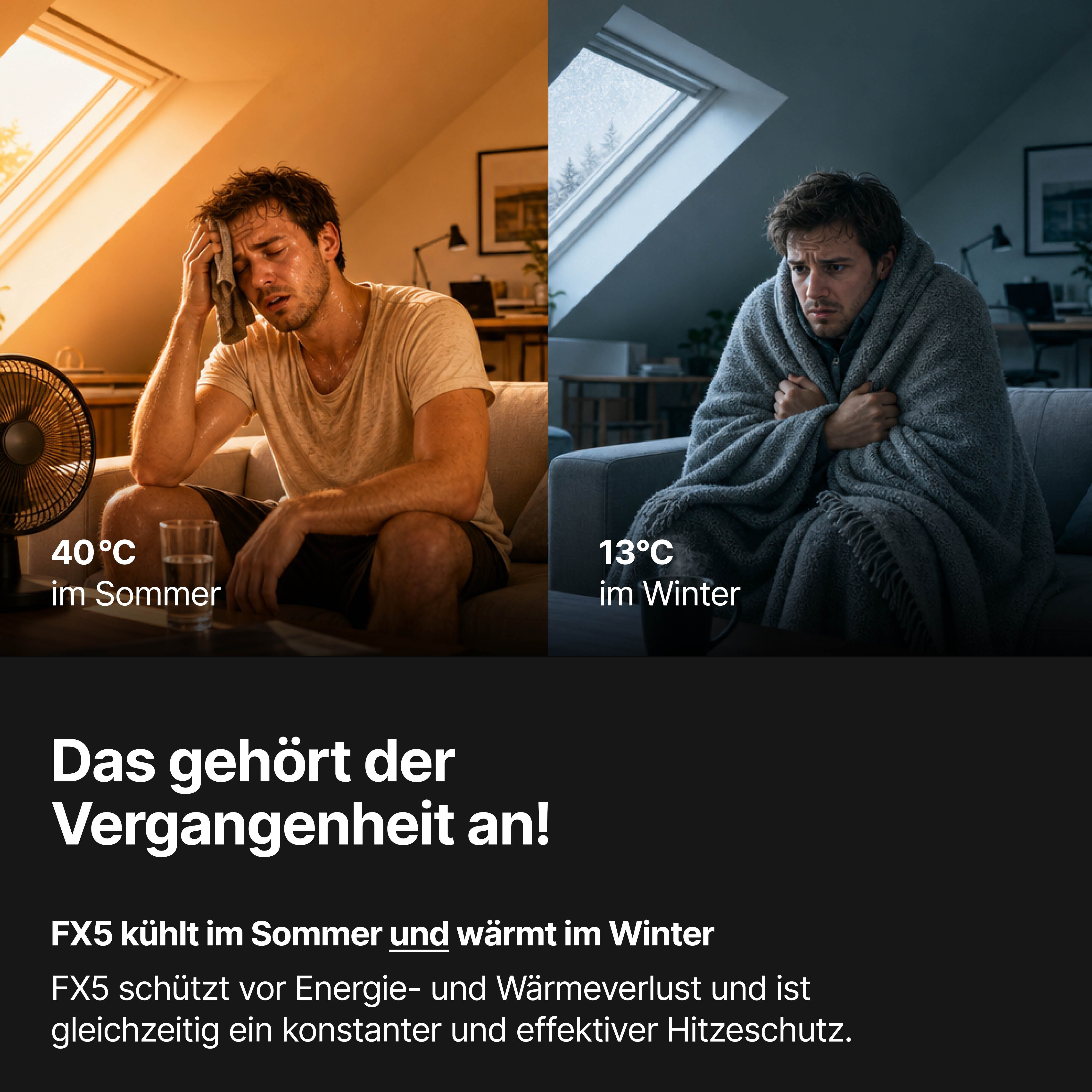 FX5: Untersparrendämmung inkl. Dampfbremse