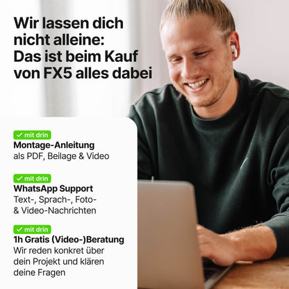 FX5: Untersparrendämmung inkl. Dampfbremse